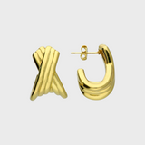 Crosswinds Stud Earrings