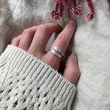 Adjustable Protection Feather Ring