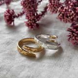 Adjustable Birth Flower Ring