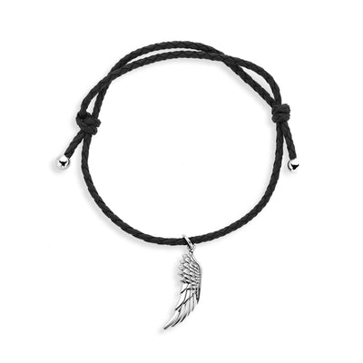 Mens angel wing on sale bracelet