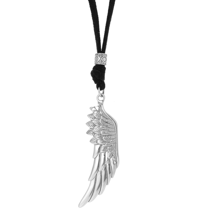 Men's Adjustable Angel Wing Feather Necklace