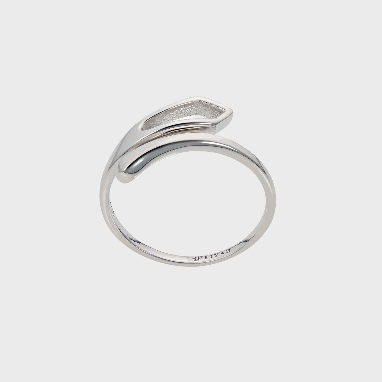 Adjustable Silver Earth Ring