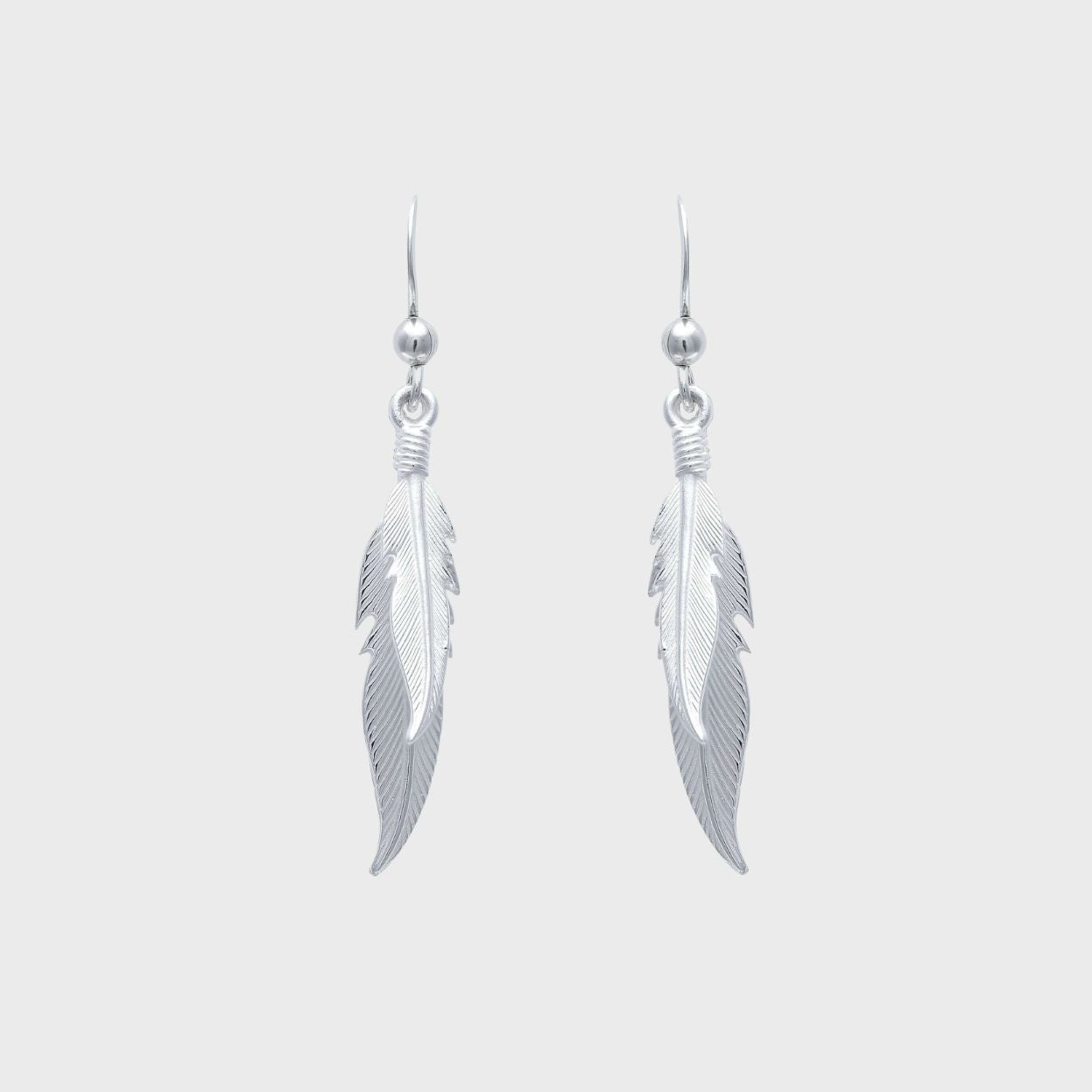 Dual Plume Earrings