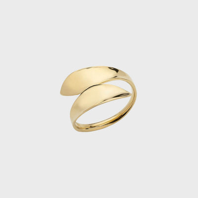 9ct Gold Adjustable Wave Ring