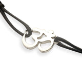Adjustable Om Friendship Cord Bracelet