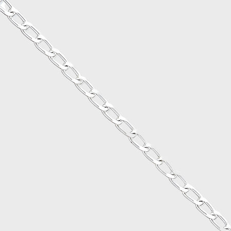 24" Sterling Open Curb Chain
